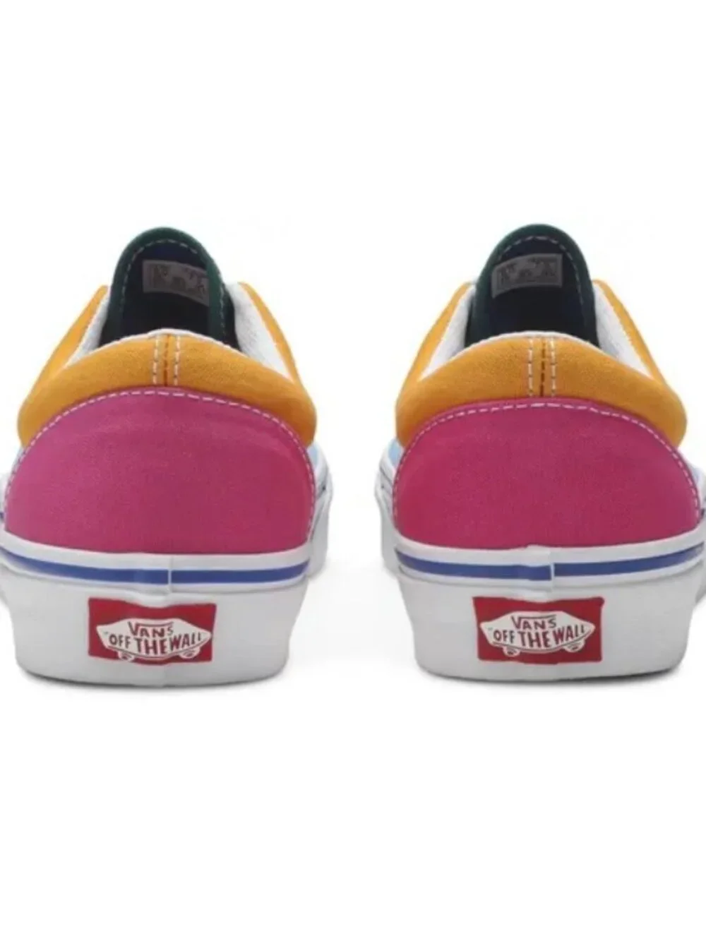Vans Color Block Sneakers Unisex Women’s Sz 7 Men’s 5.5 low top shoes